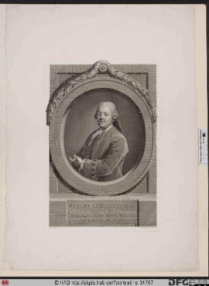 Bildnis Johann Gottlob Böhme