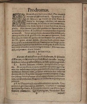 Sectio I. Dogmatica.