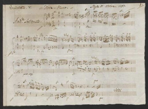 Quintette (inst.); pf, vl (2), vla, vlc; D-Dur; G 411; op. 56,5
