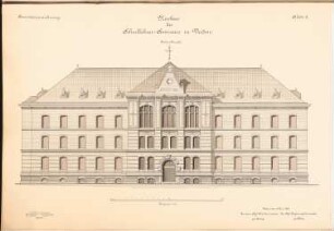 Lehrerseminar, Verden: Ansicht 1:100