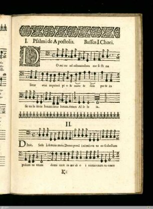 Psalmi de Apostolis in secundis Vesperis.