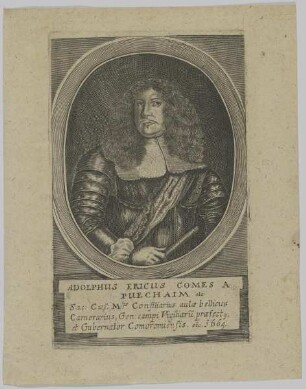 Bildnis des Adolphus Ericus Comes a Puechaim
