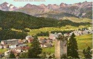 Blick auf Pontresina