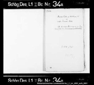 Schuldforderung des Hermann Coster an den Domherrn Joist von Münchhausen zu Hildesheim