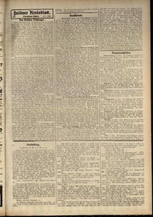 Zweite Ausgabe vom Mittwoch, den 03. September 1913.