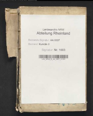 Verhandlungen des Landtags 1746 Februar-April zu Bonn (mit Verzeichnis der Einberufenen); Beschwerden der Stadt Beuel