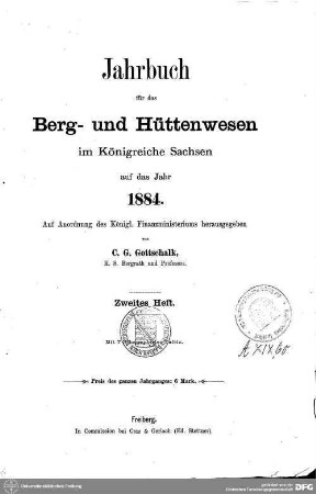Jahrgang 1884, 2. Heft
