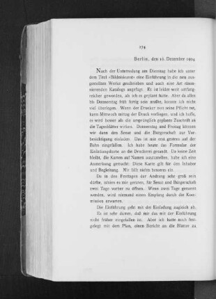 Berlin, den 16. Dezember 1904