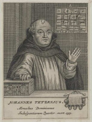 Bildnis des Johannes Tetzelius