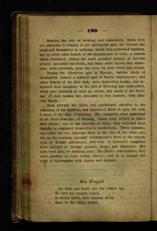 Jeu d'esprit.