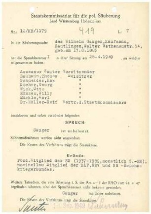 Gauger, Wilhelm