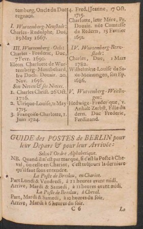 Guide des postes de Berlin pour leur depart & pour leur arrivée