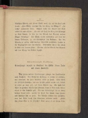 Achtundfünfzigste Erzählung. Eulenspiegel bezahlt in Staßfurt die Hälfte seiner Zeche mit einem Hundefell.