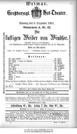 Die lustigen Weiber von Windsor