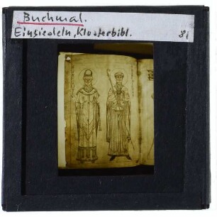 Einsiedeln, Kloster Einsiedeln : Klosterbibiliothek, Buchmalerei