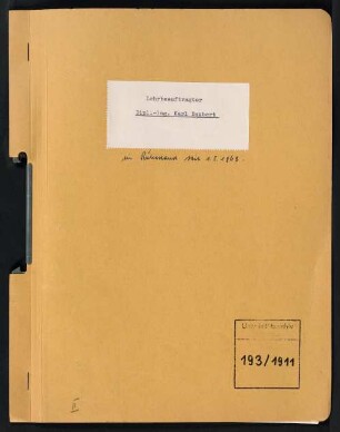 Daubert, Karl * 30.11.1903