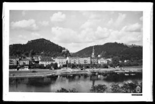 Bad Schandau, Blick über die Elbe