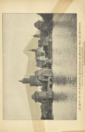 Alt-Berlin mit dem Karpfenteich, Brückenthurm am Stralauer Thor und Stadtmauer