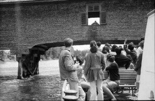 Schaffhausen, Schweiz: Gruppen auf dem Schiff
