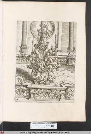 [Springbrunnen mit Jäger und Fischer. Band II.]