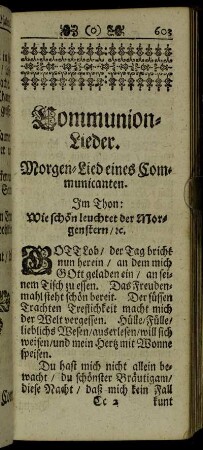 Communion-Lieder.