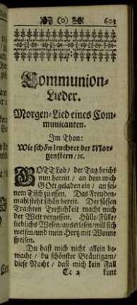 Communion-Lieder.