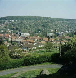 Büdingen. Ortsansicht von Südwesten