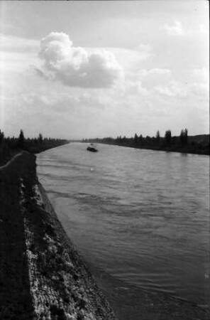 Neuenburg: Rhein von der Neuenburger Eisenbahnbrücke