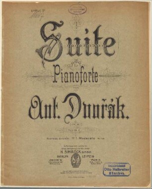 Suite : für Pianoforte : op. 98