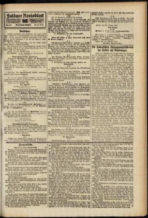 Zweite Ausgabe vom Samstag, den 30. Oktober 1915.