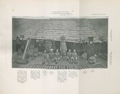 A Rejang River Dyak House