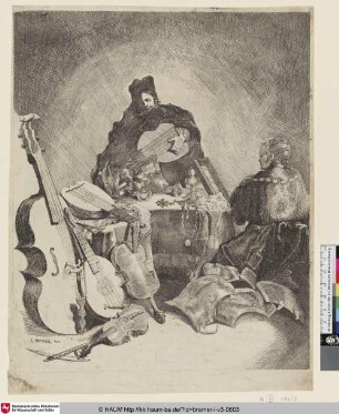 [Allegorie der Eitelkeit; Der Lautenspieler; The Lute-Player]