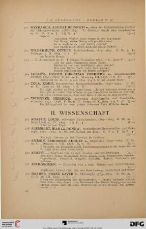II. Wissenschaft (Nr. 317-402)
