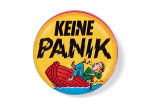 Button: "Keine Panik"
