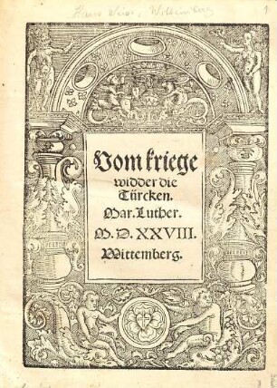 Vom kriege widder die Türcken