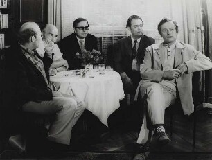Hans Werner Henze, Eduard Claudius, Helmut Baierl und Siegfried Matthus