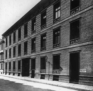 Berlin, Haus Feilner, Feilnerstr.1 in Berlin-Kreuzberg (im 2. Weltkrieg zerstört). Karl Friedrich Schinkel