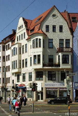 Bremen, Alte Neustadt, Osterstraße 50, Friedrich-Ebert-Straße 11 & 13 & 15