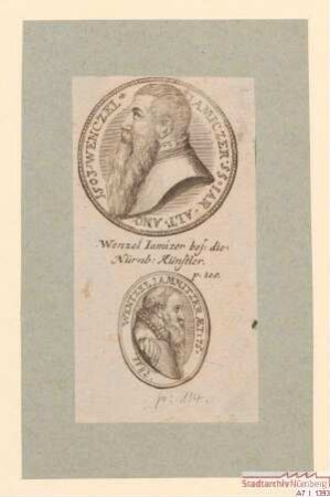 Medaille auf Wenzel Jamnitzer