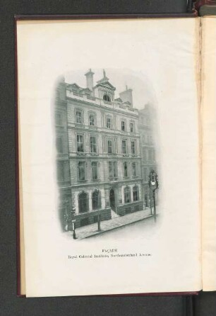 Façade of the Institute Building.