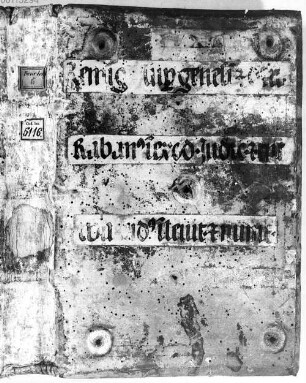 Catalogus codicum Beurbergensium a. 1428 conscriptus - BSB Clm 5116