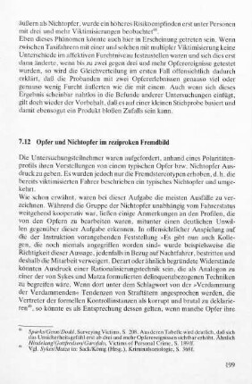 7.12 Opfer und Nichtopfer im reziproken Fremdbild
