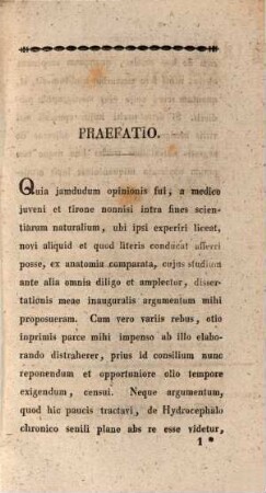 De hydrocephalo chronico senili : dissertatio inauguralis