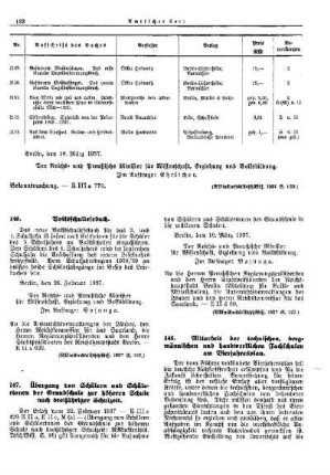 Übergang von Schülern und Schülerinnen der Grundschule zur höheren Schule nach dreijähriger Schulzeit : [Erziehung] ; [Für das Reich] ; [Amtliche Erlasse] ; [Amtlicher Teil]