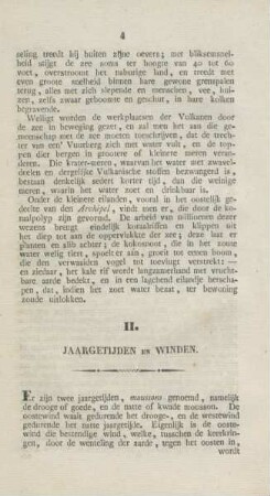 II. Jaargetijden en winden