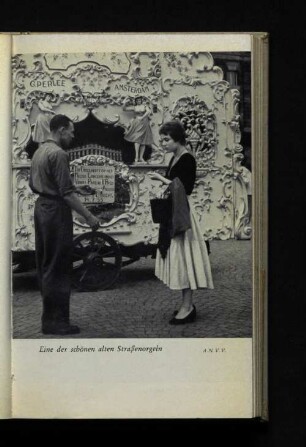 Eine der schönen alten Straßenorgeln