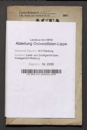 Erblasser: Bickmann, Caroline, geb. Sarrazin: