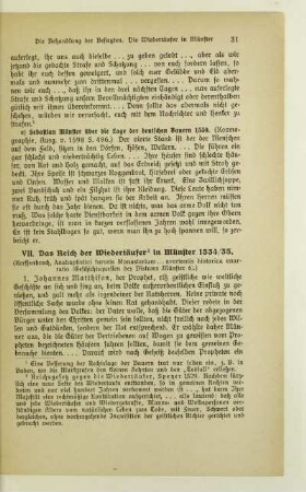 VII. Das Reich der Wiedertäufer in Münster 1534/35