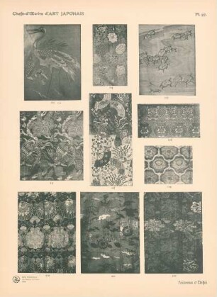 Pl. 97. Foukousas et étoffes