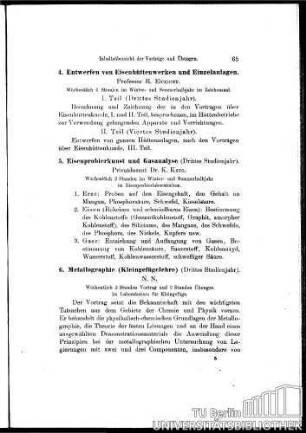 5. Eisenprobierkunst und Gasanalyse